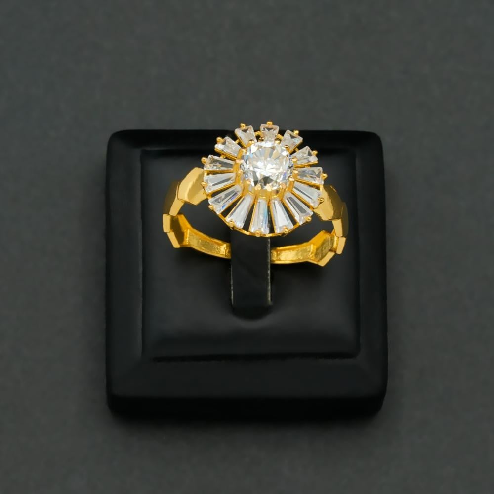 خاتم ذهب شرقي عيار 21 (R6013)