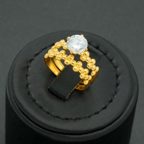 خاتم ذهب توينز عيار 21 (R5994)