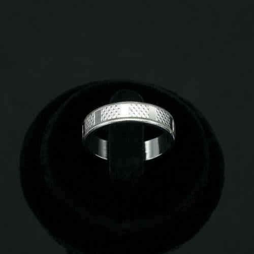 دبلة فضة رجالي (R4480)