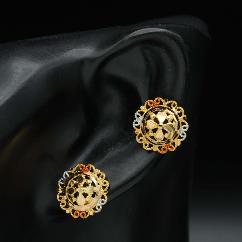 21k gold earring (E3693)