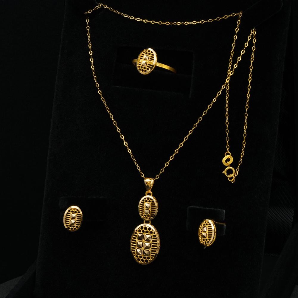 نصف طقم ذهب عيار 21 (HS5175)