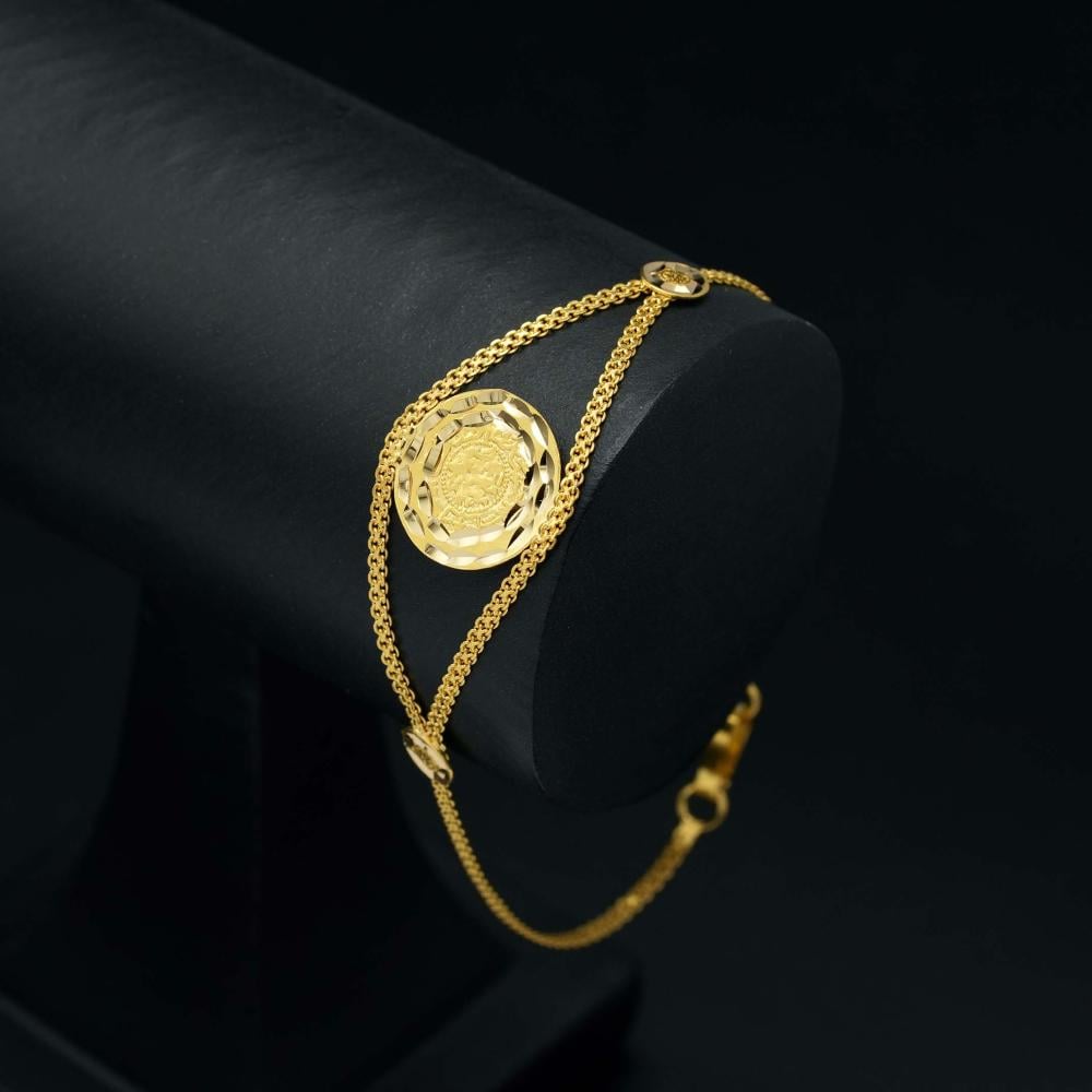 سوارة ذهب عيار 21 (B3554)