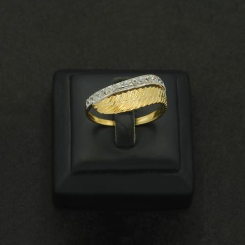خاتم ذهب ايطالي (R6427)