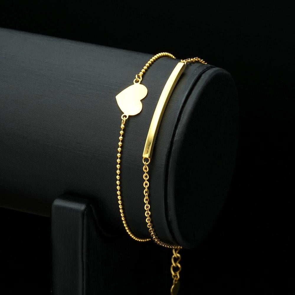18k gold bracelet (B3930)