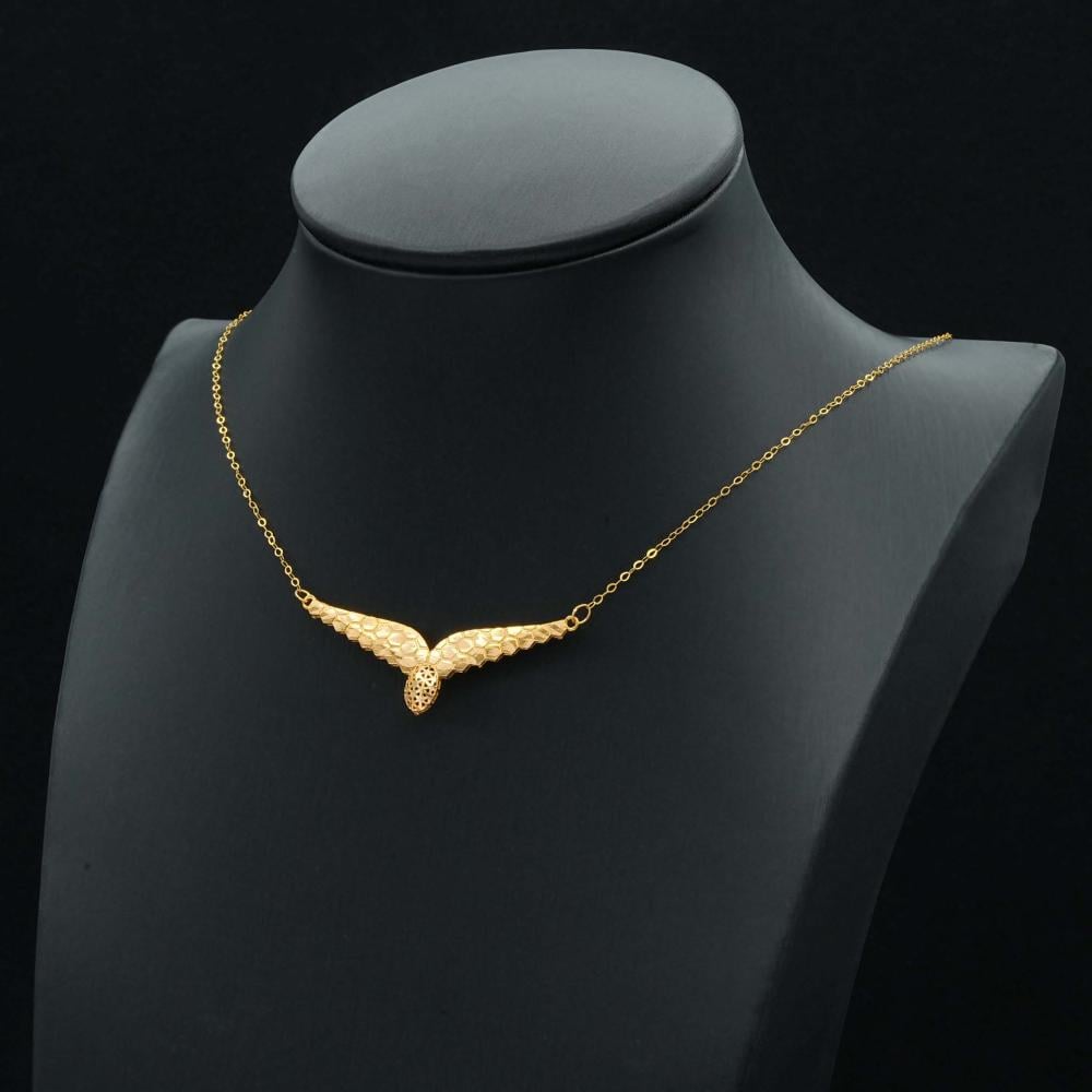عقد الجناح ذهب عيار 21 (N5770)