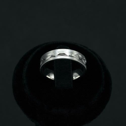 دبلة فضة رجالي (R4485)