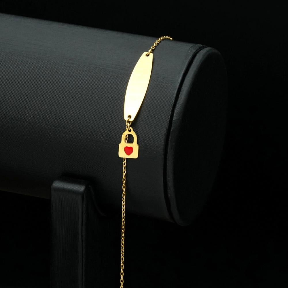 Children's gold bracelet (B3856)
