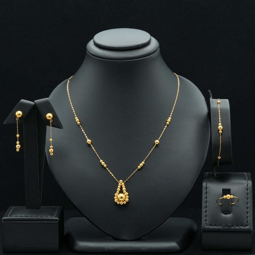 طقم ذهب عيار 21 (S5807)