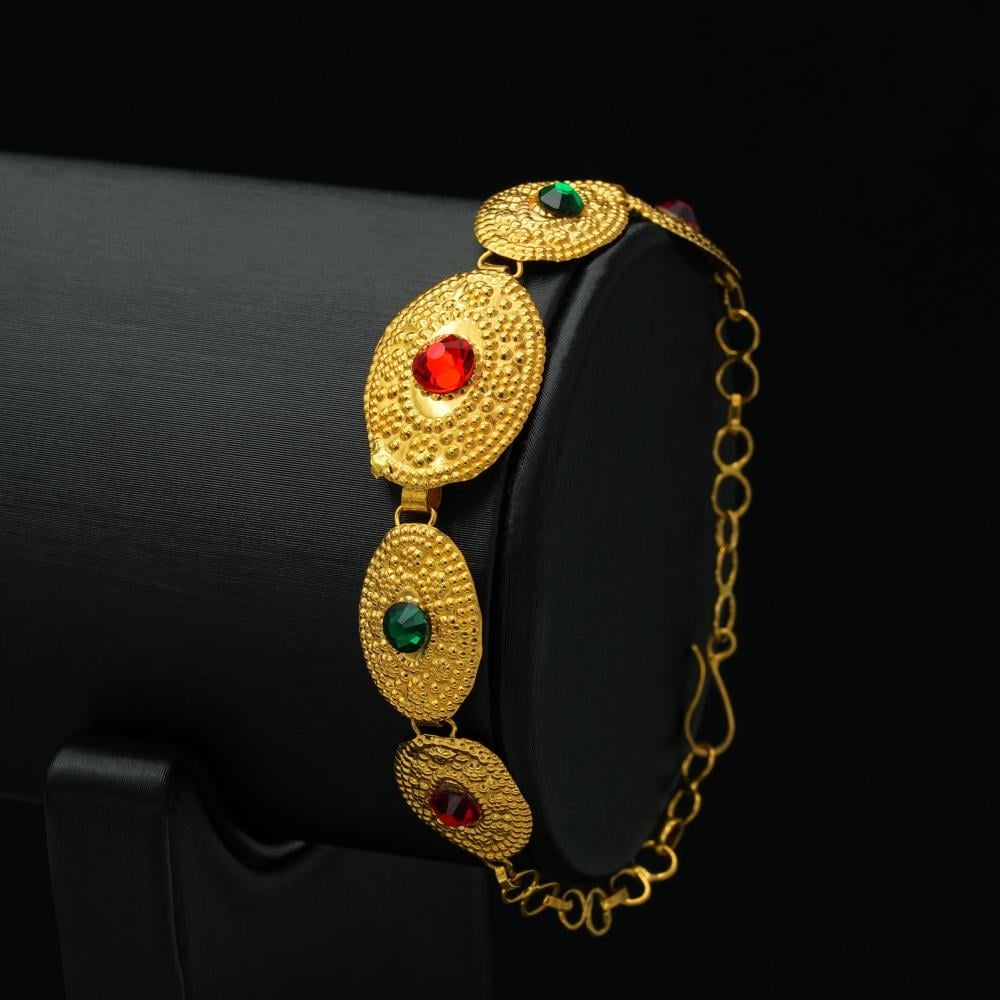 سوارة ذهب عيار 21 (B5263)