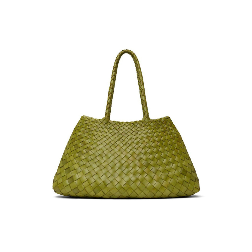 شنطة Luna Woven Luxe – أخضر أفوكادو – لارج