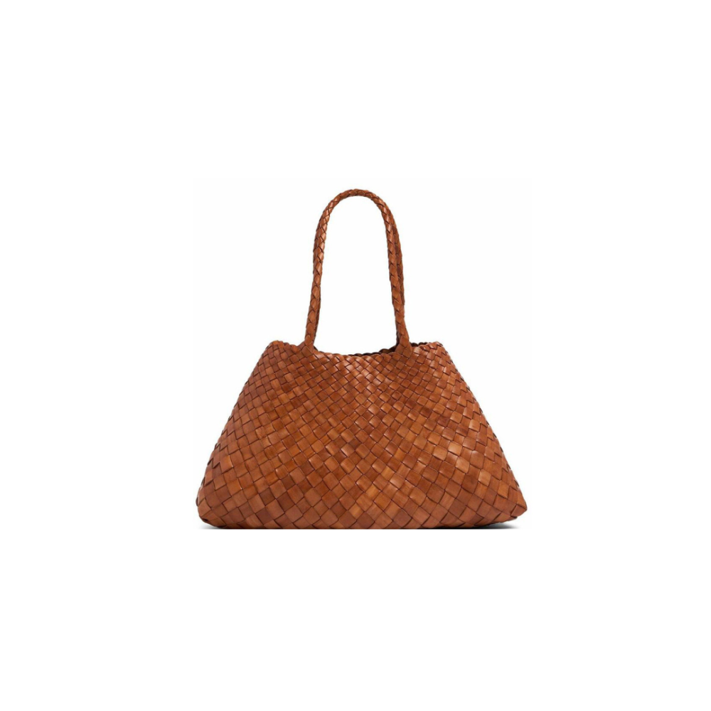 شنطة Luna Woven Luxe – بني – ميديم