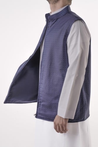 MEN VEST LIGHT WOOL DOUBLE FACE