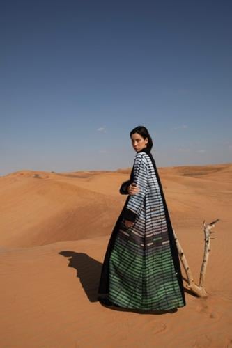 Ladies winter dress mix of velvet and linen