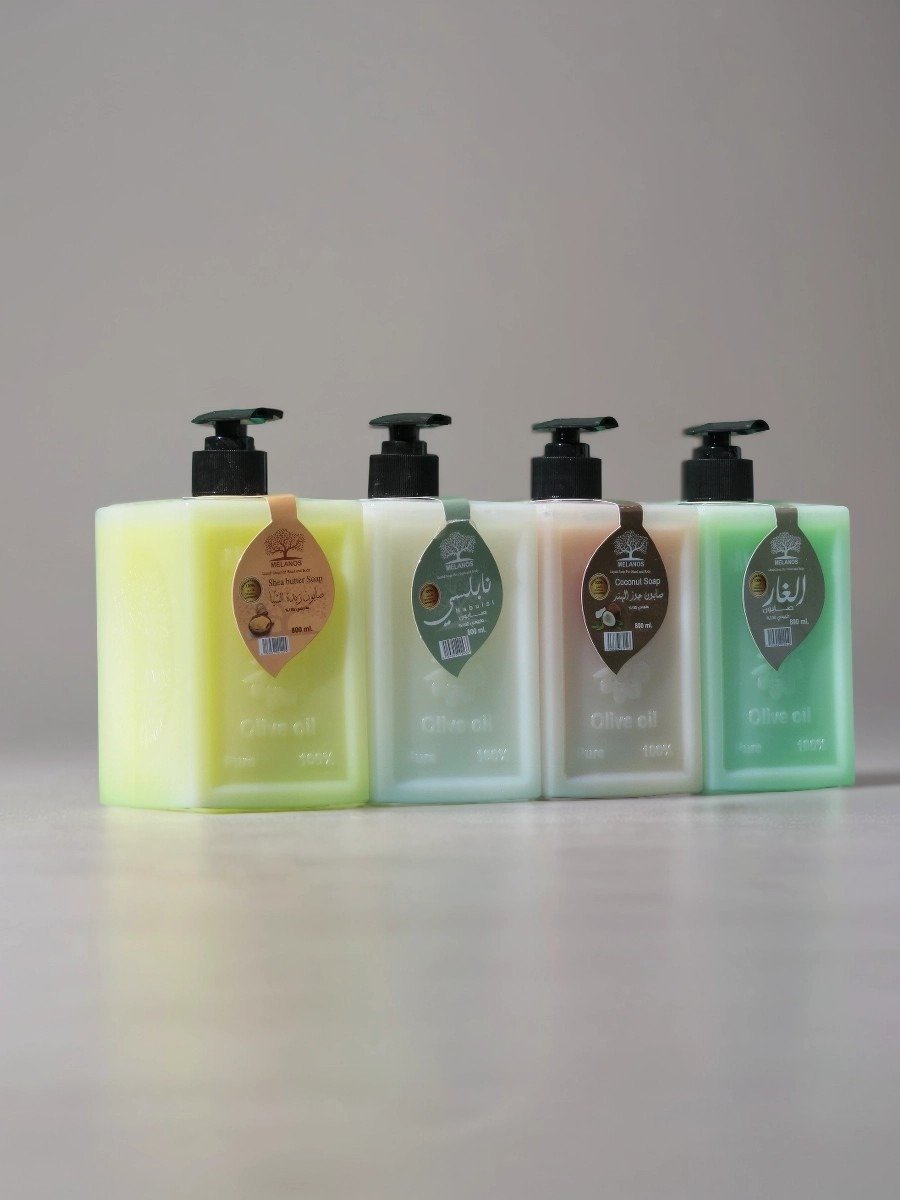 مجموعة العناية الشاملة - 4 صابون سائل عضوي 800 مل