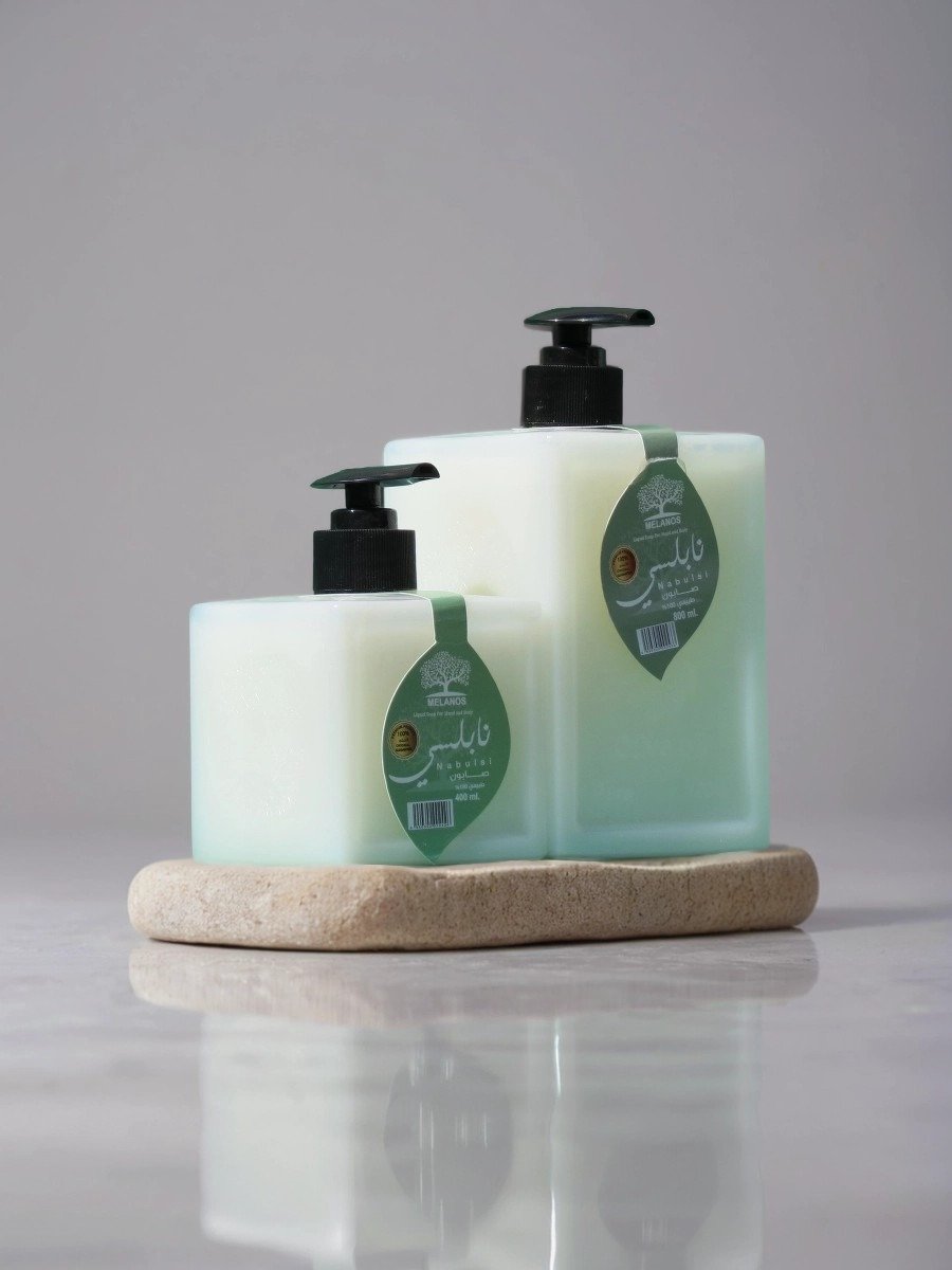 الصابون النابلسي زيت الزيتون العضوي 400 - 800  مل