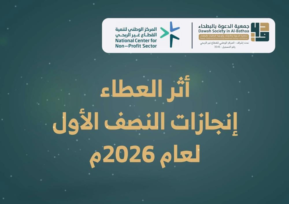 تقرير إنجازات جمعية الدعوة والإرشاد بالبطحاء للنصف الأول من عام 2026م