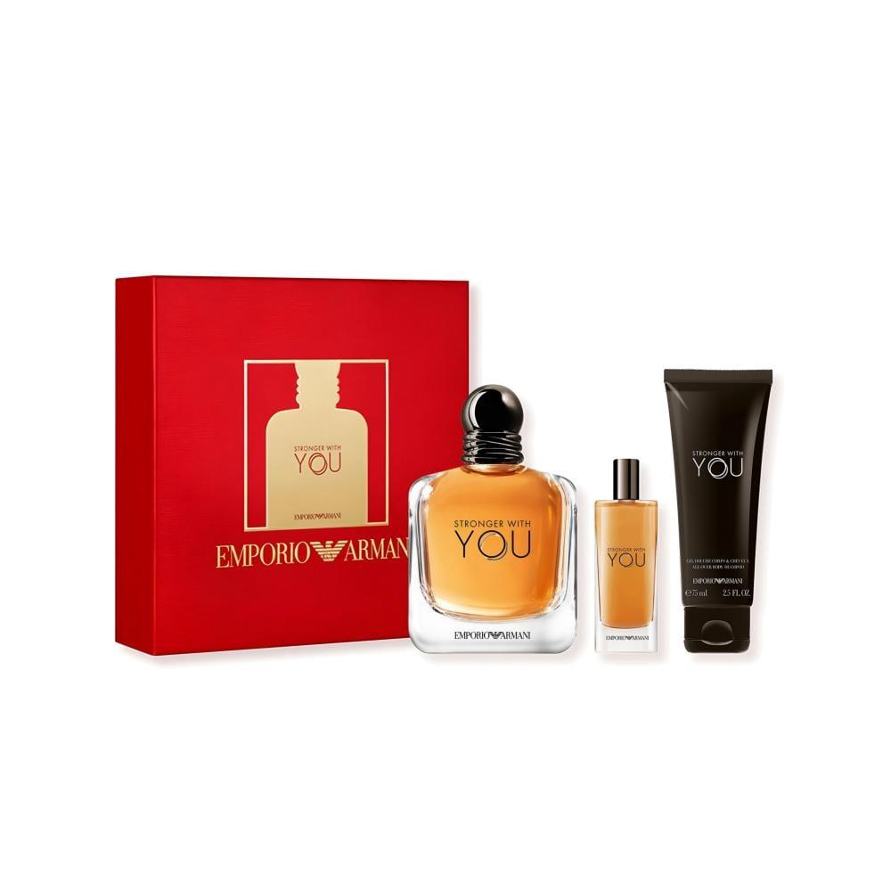طقم أرماني سترونغر ويذ يو او دو تواليت 100 مل