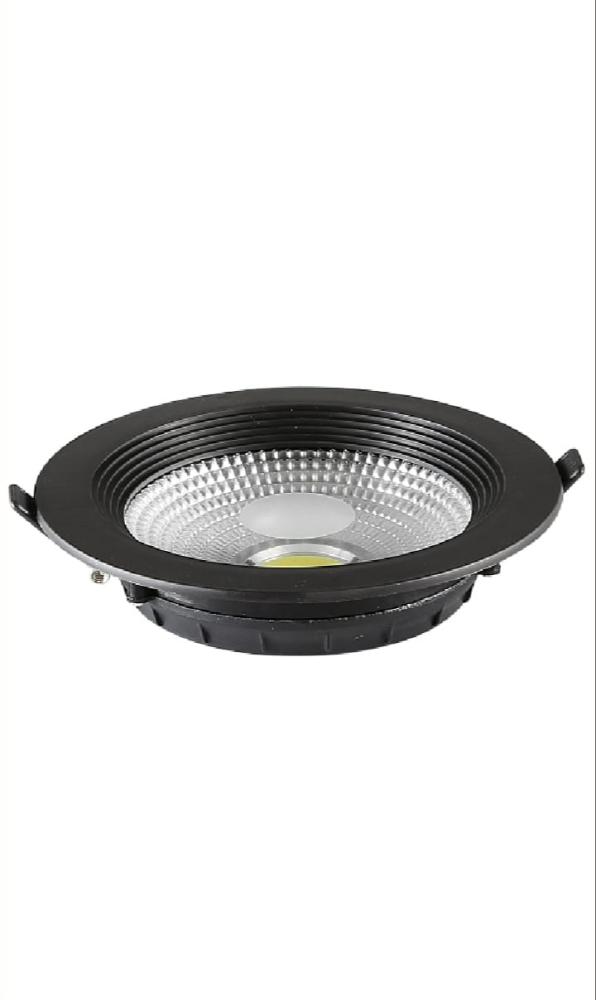 كشاف سبوت لايت اسود اناره اصفر ١٤ سم ١٥ واط