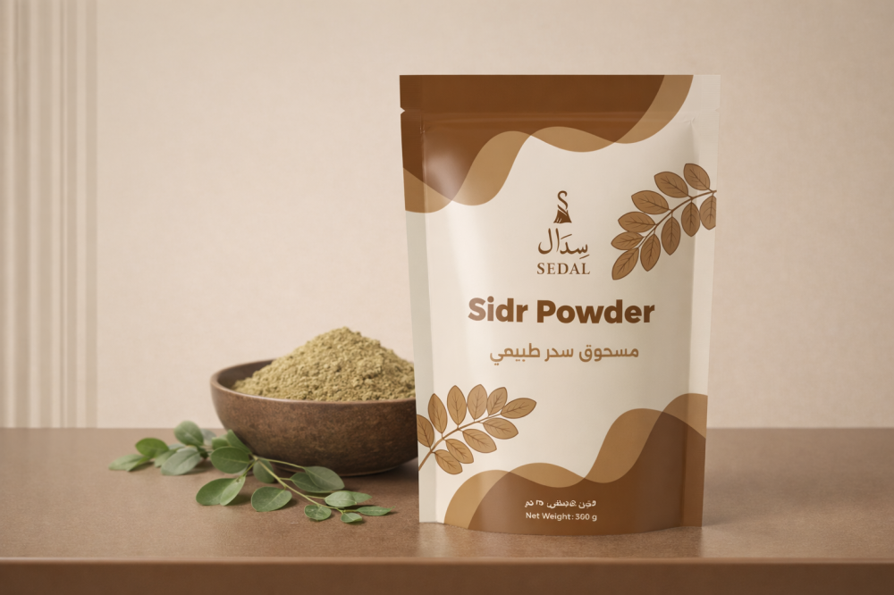 مسحوق سدر سدال الطبيعي للشعر
