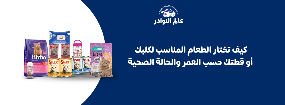 كيف تختار الطعام المناسب لكلبك أو قطتك حسب العمر والحالة الصحية