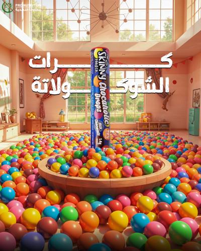 ذا سكيني فود كرات الشوكولاتة الخالية من السكر