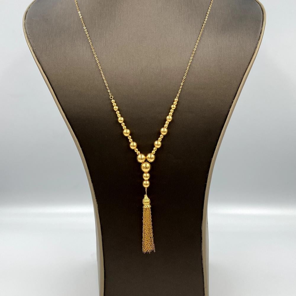 سبحة ذهب عيار 21 الوزن 5.72 جرام