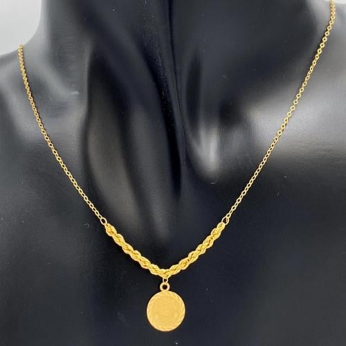 عقد ذهب عيار 21 الوزن 1.2 جرام