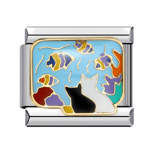 قطط واسماك - Aquarium