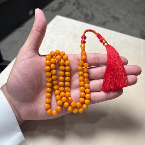 مسباح بكلايت نواعم ٦٦ خرزه ( جزري كركوشه حمراء )