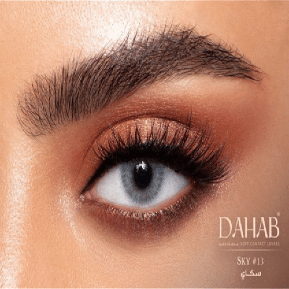 عدسات ذهب يومية ملونة سكاي - 13