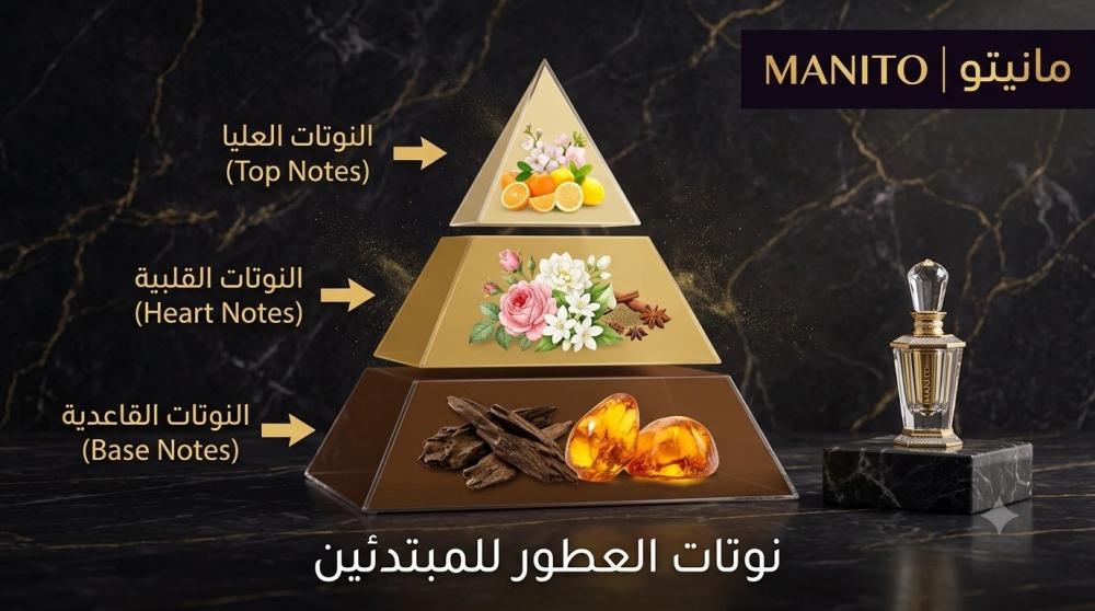 دليل فهم النوتات العطرية للمبتدئين: من النوتة العليا للقاعدة