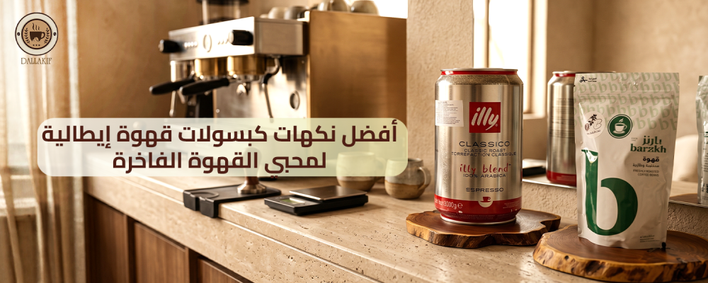 كبسولات قهوة ايطالية