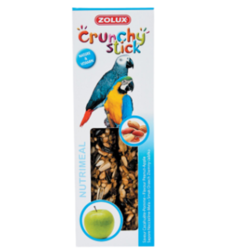 مكافآت زولكس عصا الببغاوات بالتفاح بالفول السوداني (115)غ