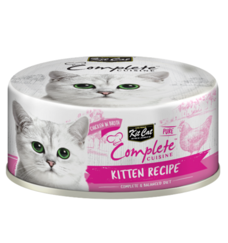 معلبات كت كات كومبليت كوزين بالدجاج في المرق( كتن ) (70g)