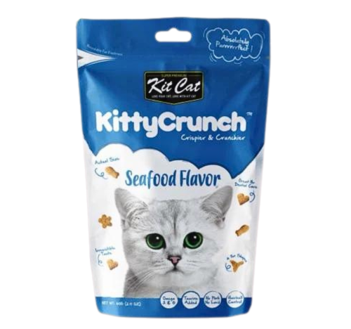مكافات كت كات كيتي كرنش بنكهة المأكولات البحرية (60) غ