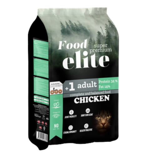 إيليت بروماكس طعام للقطط البالغة بالدجاج (2kg)