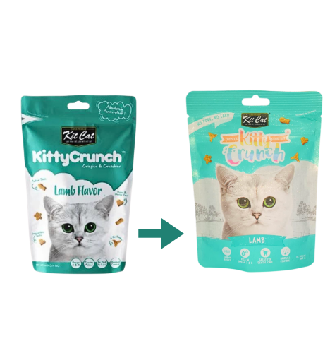 مكافات كت كات كيتي كرنش بنكهة اللحم الضأن (60) غ