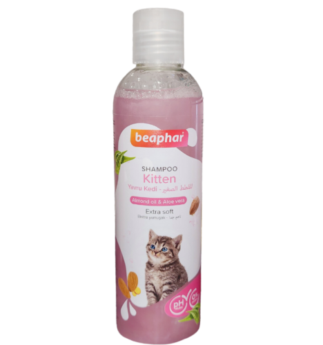 شامبو بيفار مع بزيت اللوز والصبار للقطط الصغيرة للقطط (250 ml)