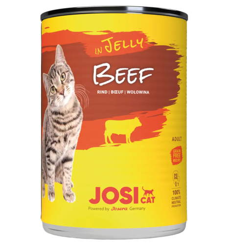 معلبات جوسي كات بلحم البقر بالجيلي ( 400g)