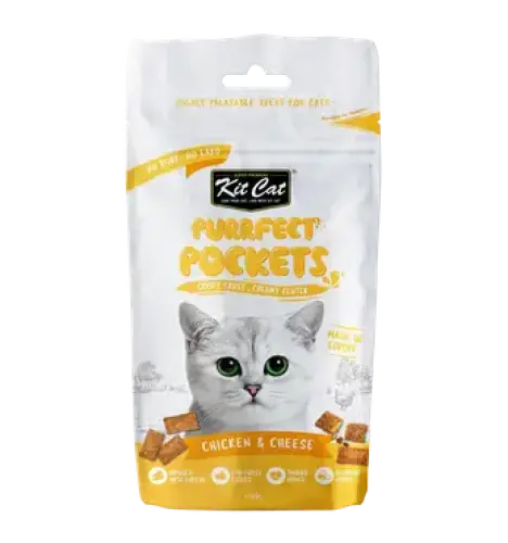 مكافآت كت كات بارفكت بالدجاج والجبنة