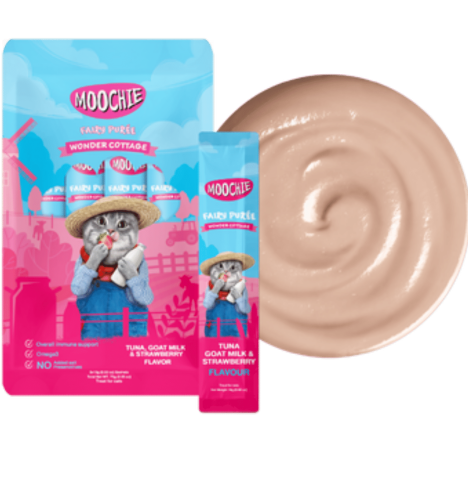 مكافآت موتشي بالتونه وحليب الماعز والفراولة ,5 أظرف