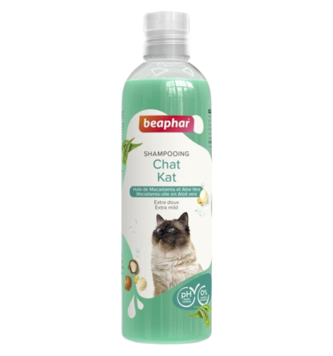 شامبو بيفار بالمكاديميا والصبار للقطط 250 مل