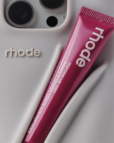 Rhode phone case + lip tent كفر مع قلوس