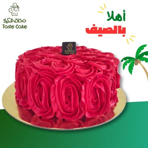 روز كيك احمر