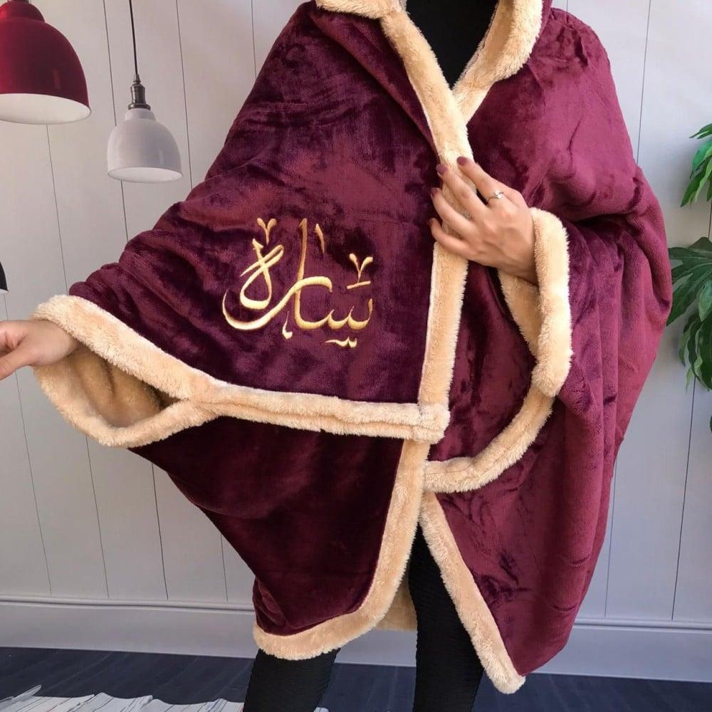 شال شتوي نسائي بلاسم  حسب الطلب