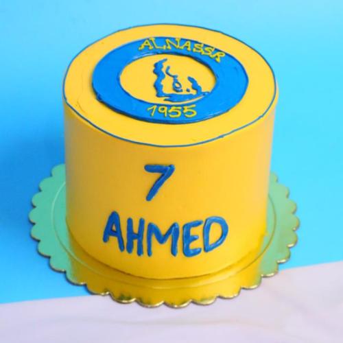 كيكة نادي النصر 6 انش