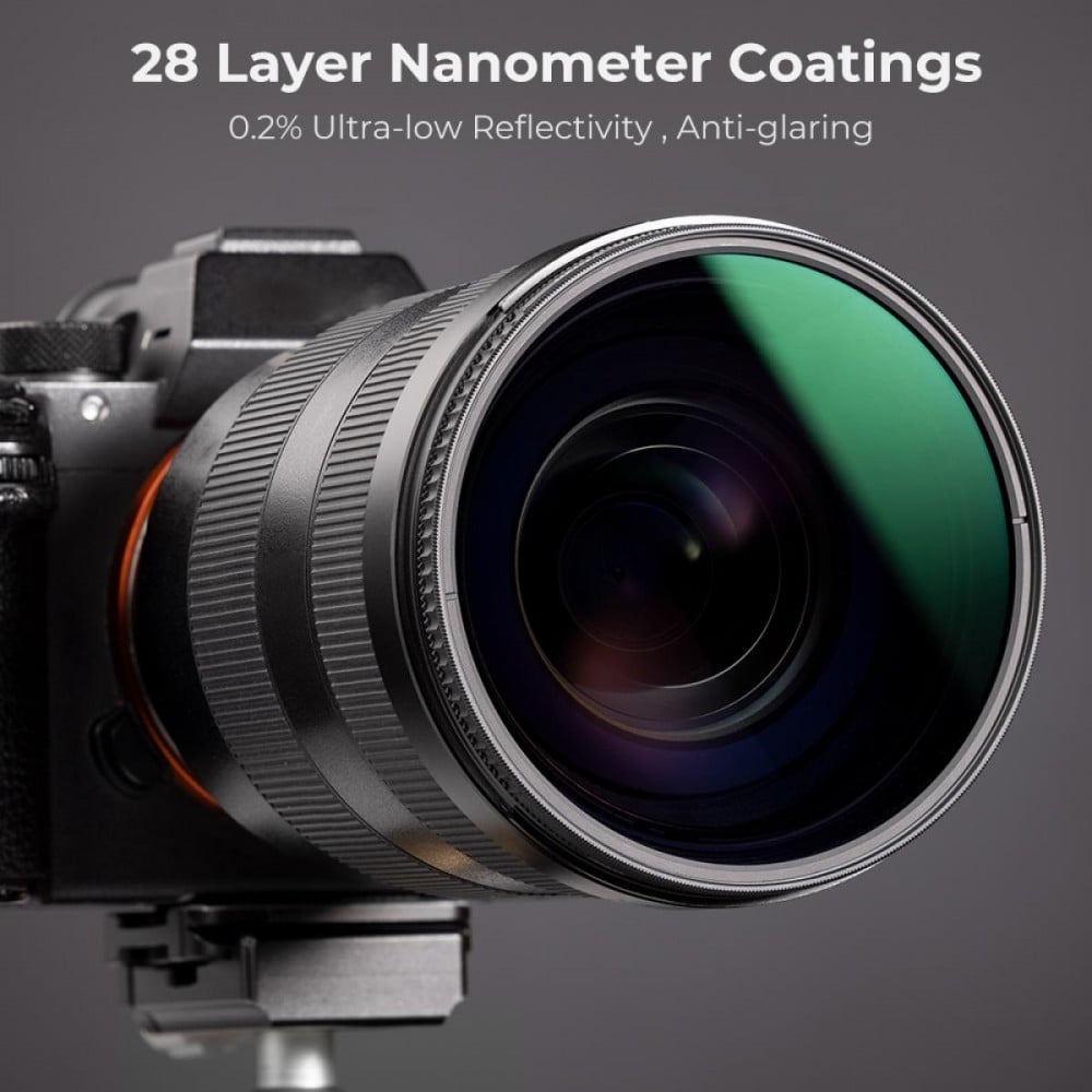 K&F Concept 72mm Nano X Multi-coated Polarized MRC Filter