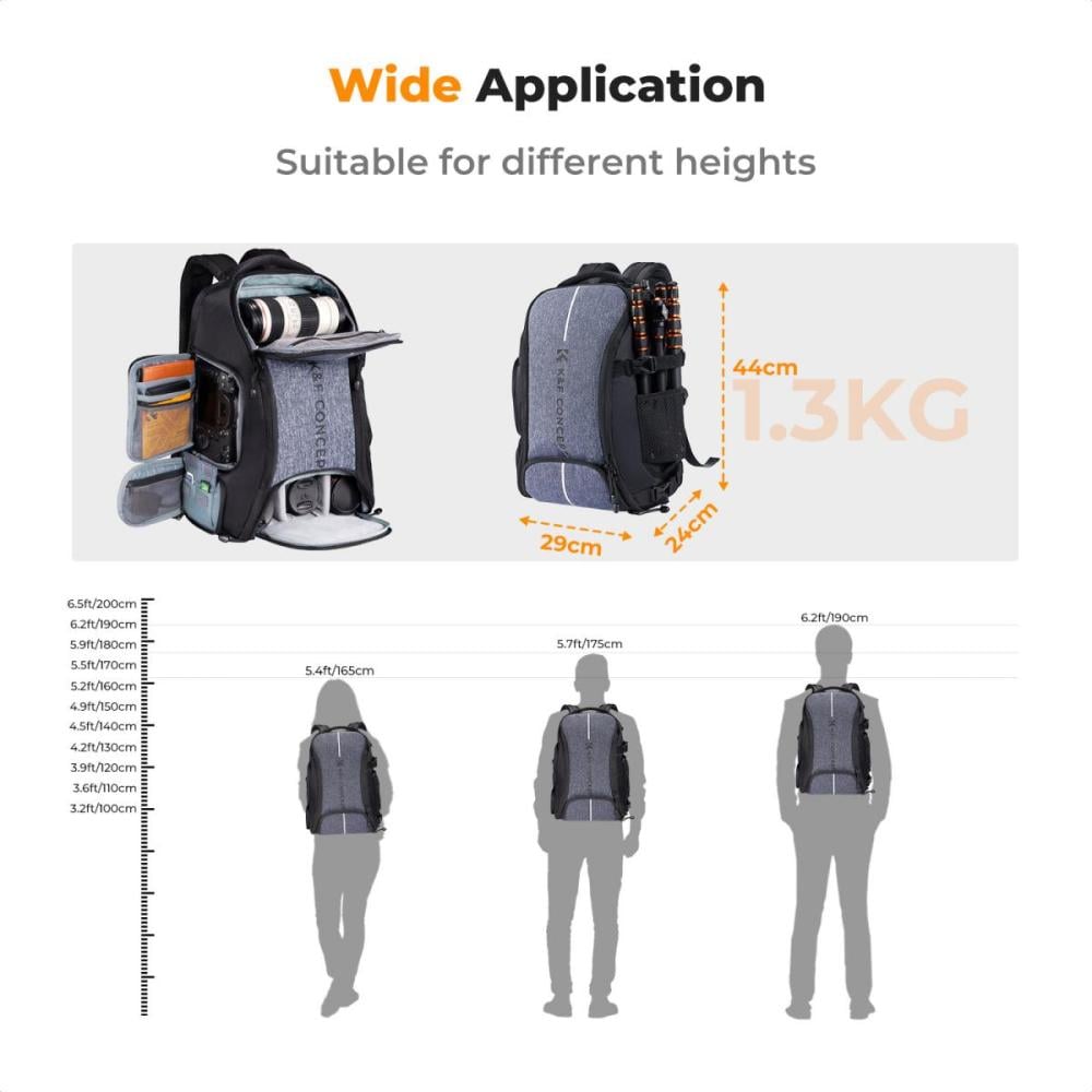 Camera Bags Backpack For Camera And Drone K&F Concept Camera