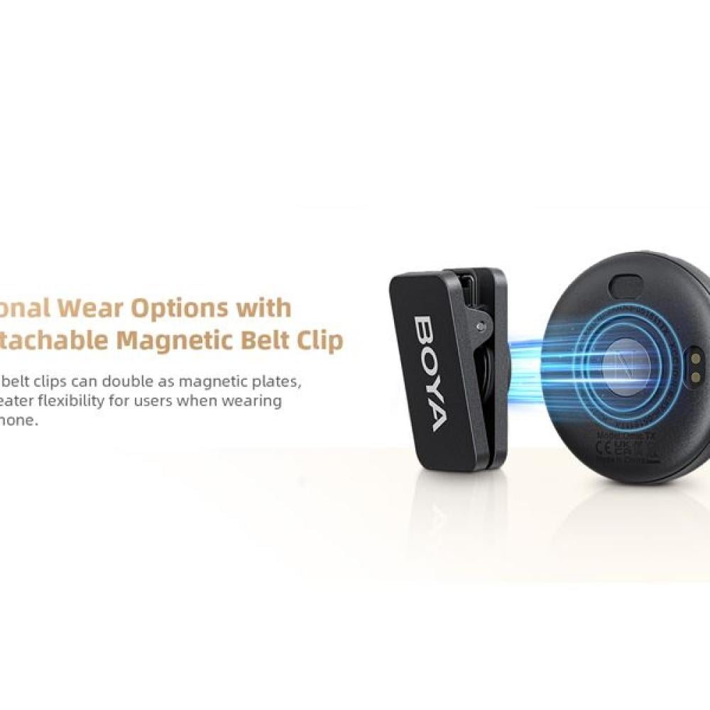 Boya Omic-D Ultra-compact 2.4GHz Wireless Microphone System for Lightning Devices
