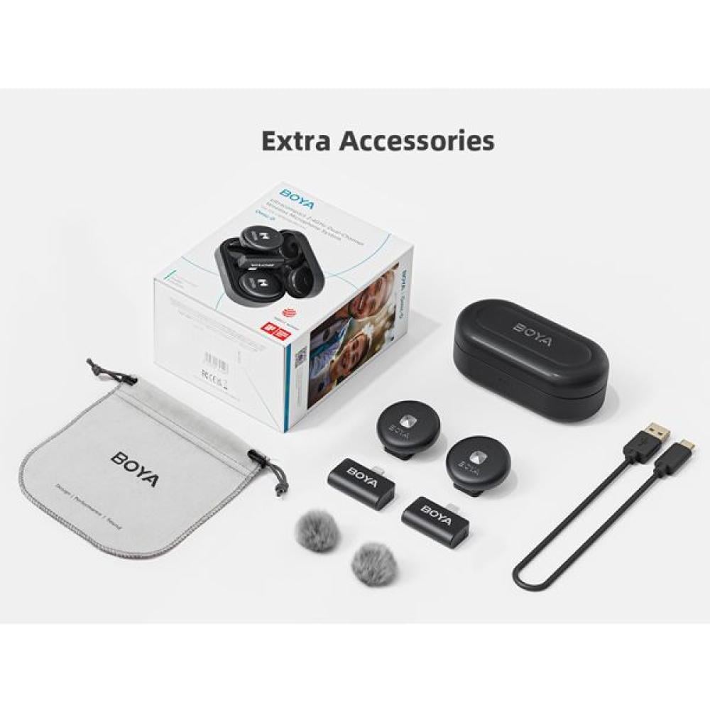 Boya Omic-D Ultra-compact 2.4GHz Wireless Microphone System for Lightning Devices